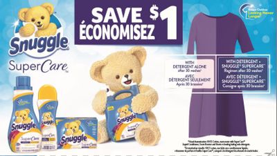 Snuggle Canada Coupons: Save $1 On The Purchase of Any Snuggle Product