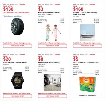 Costco Canada More Savings Weekly Coupons/Flyers: All Costco Wholesale Warehouses in Canada Until June 27
