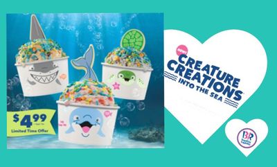 Creature Creations Into the Sea at Baskin Robbins