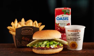 KIDS JR. BURGER COMBO at Harvey's