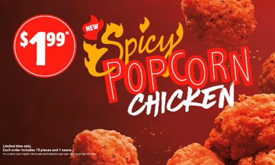 SPICY POPCORN CHICKEN at Burger King