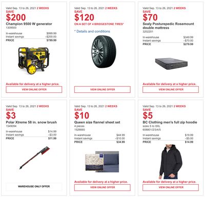 Costco Canada More Savings Weekly Coupons/Flyers: All Costco Wholesale Warehouses in Canada Until September 26