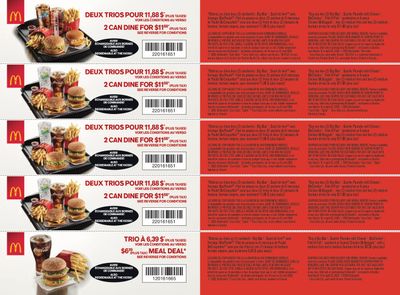 McDonald's Canada Coupons (QC) March 16 to April 19