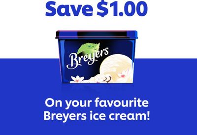 Canadaian Coupons: Save $1 On Breyers Creamery *Printable Coupon*
