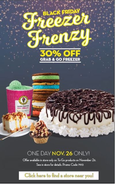 Marble Slab Creamery Canada Black Friday Deals: Today, Save 30% Off Grab & Go Freezer Using Coupon Code