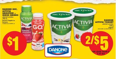 No Frills Ontario: Free Activia Smoothies After Coupon This Week