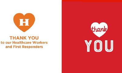 Health Care Workers & First Responders at Swiss Chalet