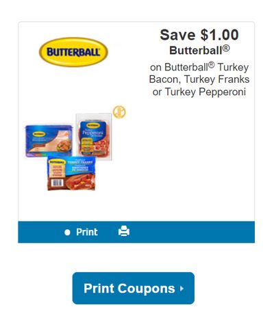 WebSaver Canada Coupons: Save $1 On Select Butterball Products