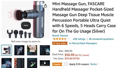 Amazon Canada Deals: Save 48% on Mini Massage Gun with Coupon + 30% on Trainer Clock + More Offers