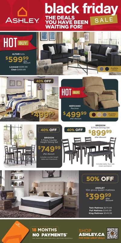 Ashley HomeStore (West) Black Friday Flyer November 22 to December 5