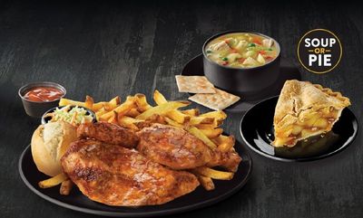 Honey Garlic Half Chicken Bundle at Swiss Chalet