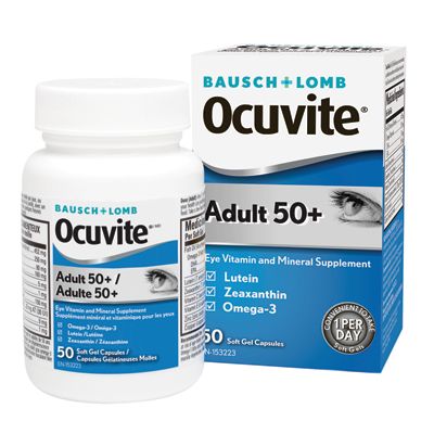 Save $8 on your next purchase of Ocuvite Adult 50+ Eye Vitamin and Mineral Supplement