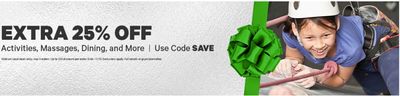 Groupon Canada Deals: Save an EXTRA 25% Off Beauty & Spas, Activities, Tech & More With Coupon Code