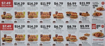 Harvey’s Canada Coupons(Ontario): November 10 - December 29
