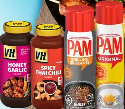 Save $2 when you buy 2 VH sauces or Pam cooking sprays