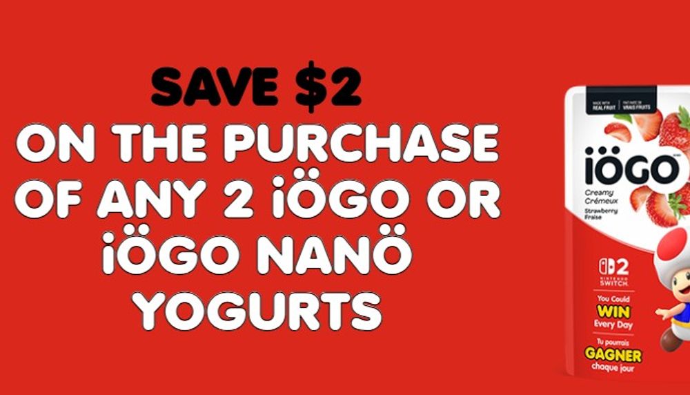 Save $2 when you buy 2 iogo or iogo Nano products