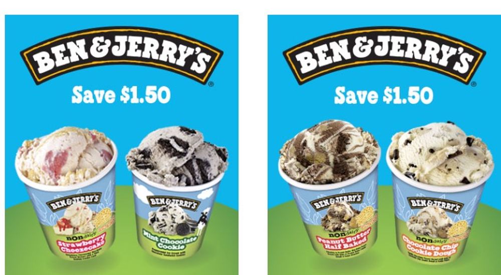 Save $1.50 on Ben & Jerry's select frozen dessert