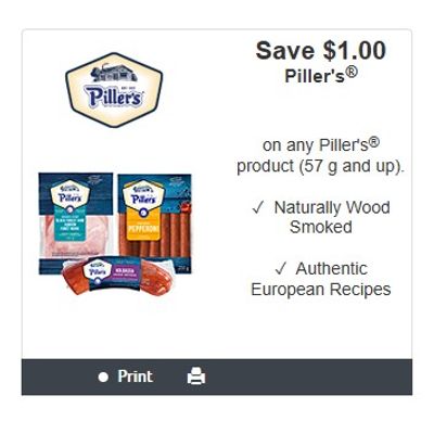 Save $1 on any Piller's product
