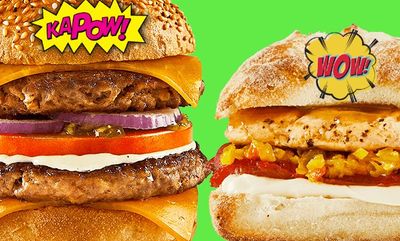 HEAVY HITTER-SALMON SUPREME at Hero Certified Burgers