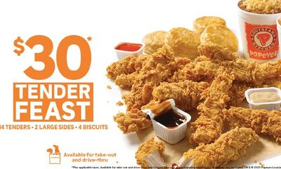 TENDER FEAST at Popeyes