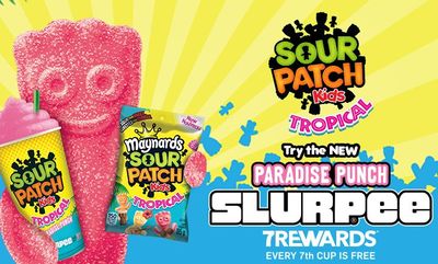 Sour Patch Slurpee at 7-Eleven