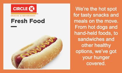 Fresh Food and Snacks On the GO! at Circle K