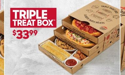 Triple Treat Box at Pizza Hut