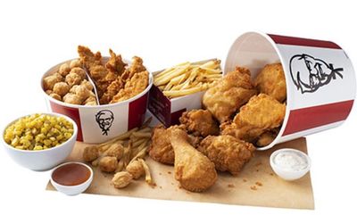 DOUBLE BUCKET at KFC