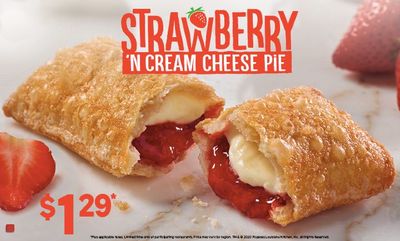 Strawberry 'N Cream Cheese Pie at Popeyes