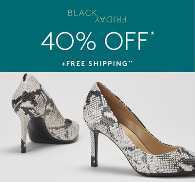 Naturalizer Canada Black Friday Sale: Save 40% off Sitewide + FREE Shipping, with Coupon Code