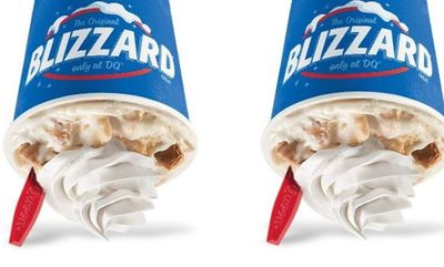 Caramel Apple Pie Blizzard at Dairy Queen