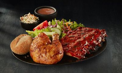 1/3 Rack Sweet Heat Ribs + Quarter Chicken at Swiss Chalet